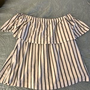 Banana republic off the shoulder shirt